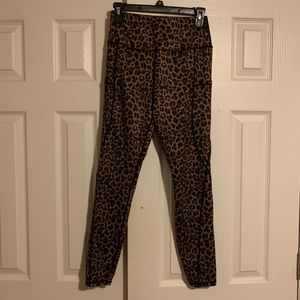Cheetah print leggings